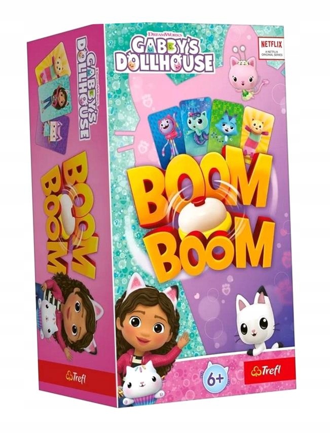 GRA RODZINNA BOOM BOOM GABBY'S DOLLHOUSE TREFL