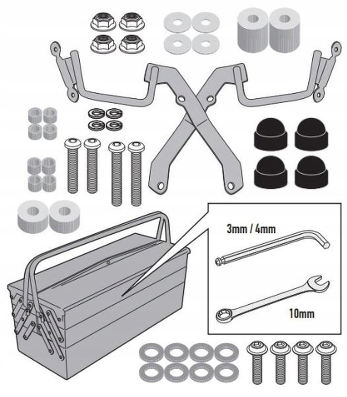 Kappa Upevnenie Skla 3122SK Suzuki Gsx-s 1000 '21-'23