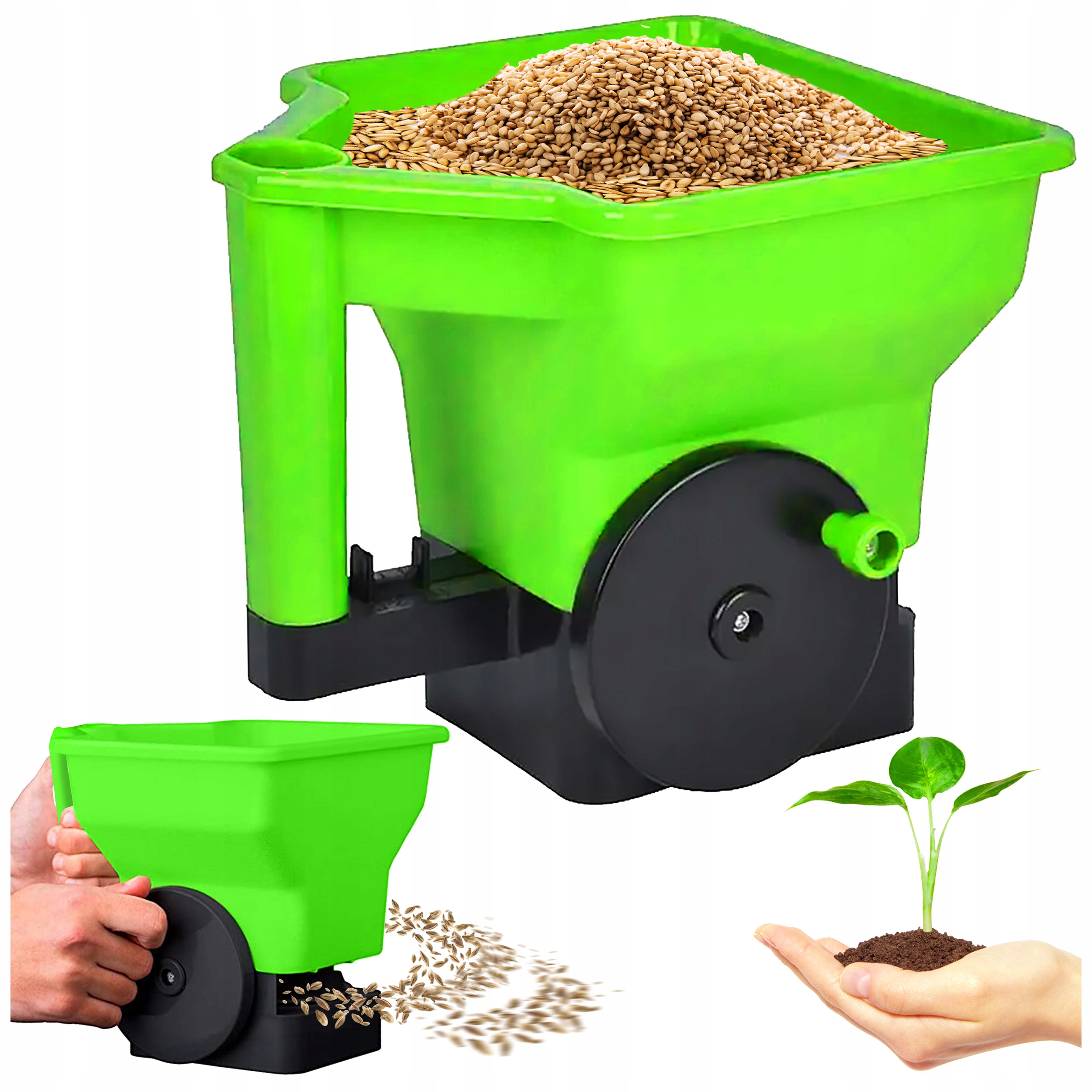 

Siewnik Do Trawy Ręczny Rozsiewacz Nawozów Nasion