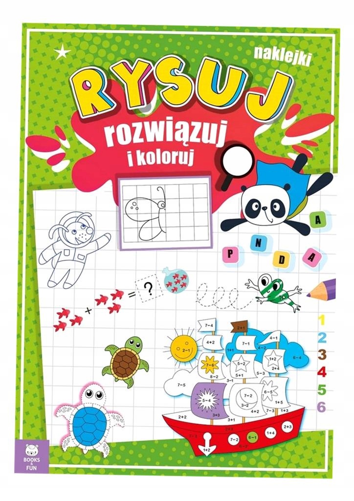 Rysuj Rozwiązuj I Koloruj Praca Zbiorowa