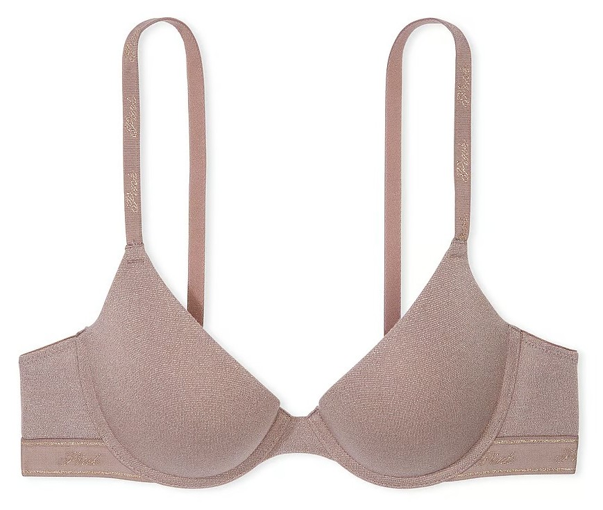 Push-up podprsenka Victoria's Secret Pink lesklá 75C (34C)