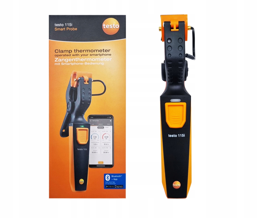 Upínací teplomer Testo 115i SmartSonda Bt