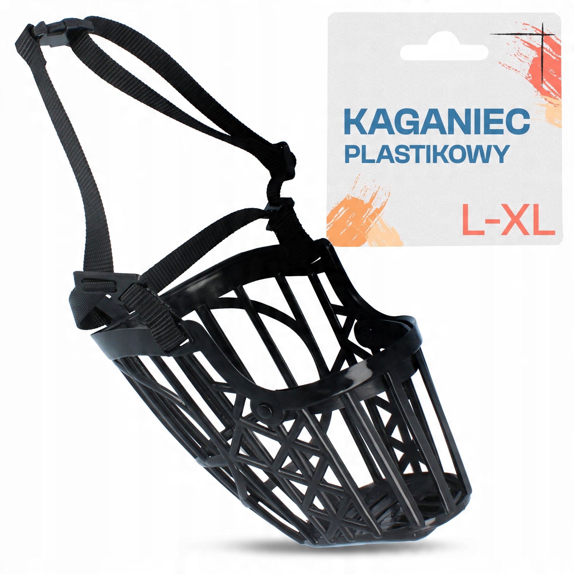 

Kaganiec Plastikowy Lekki Bardzo Dużego Psa L/XL