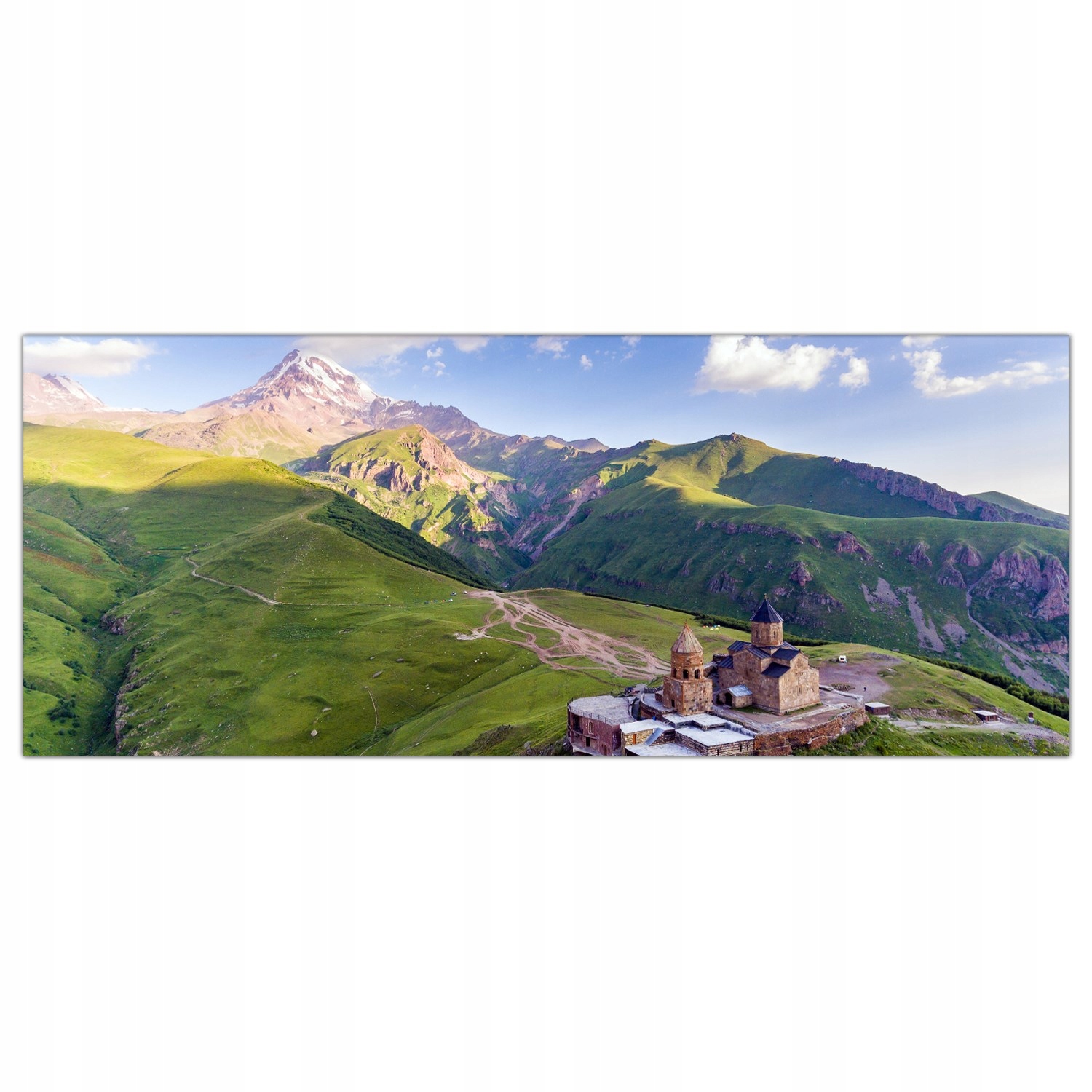 

Obraz na szkle Foto Kościół Góry Krajobraz 125x50