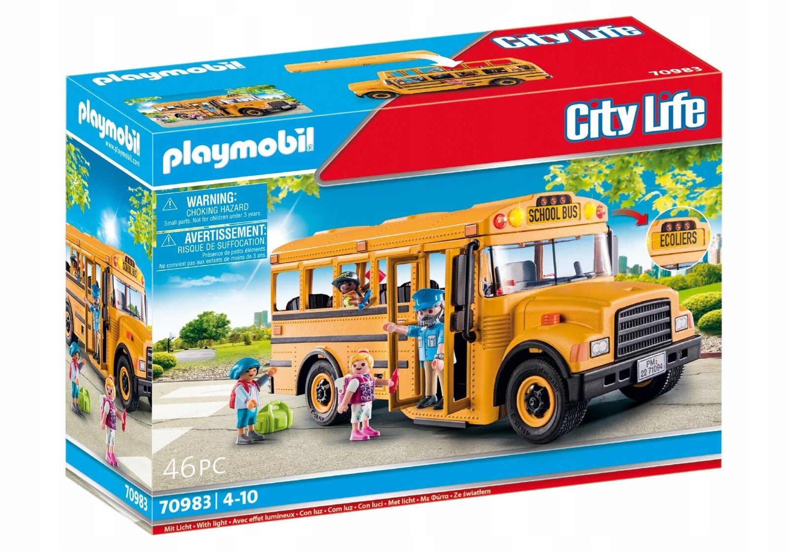 

Klocki Playmobil City Life 70983 Autobus szkolny
