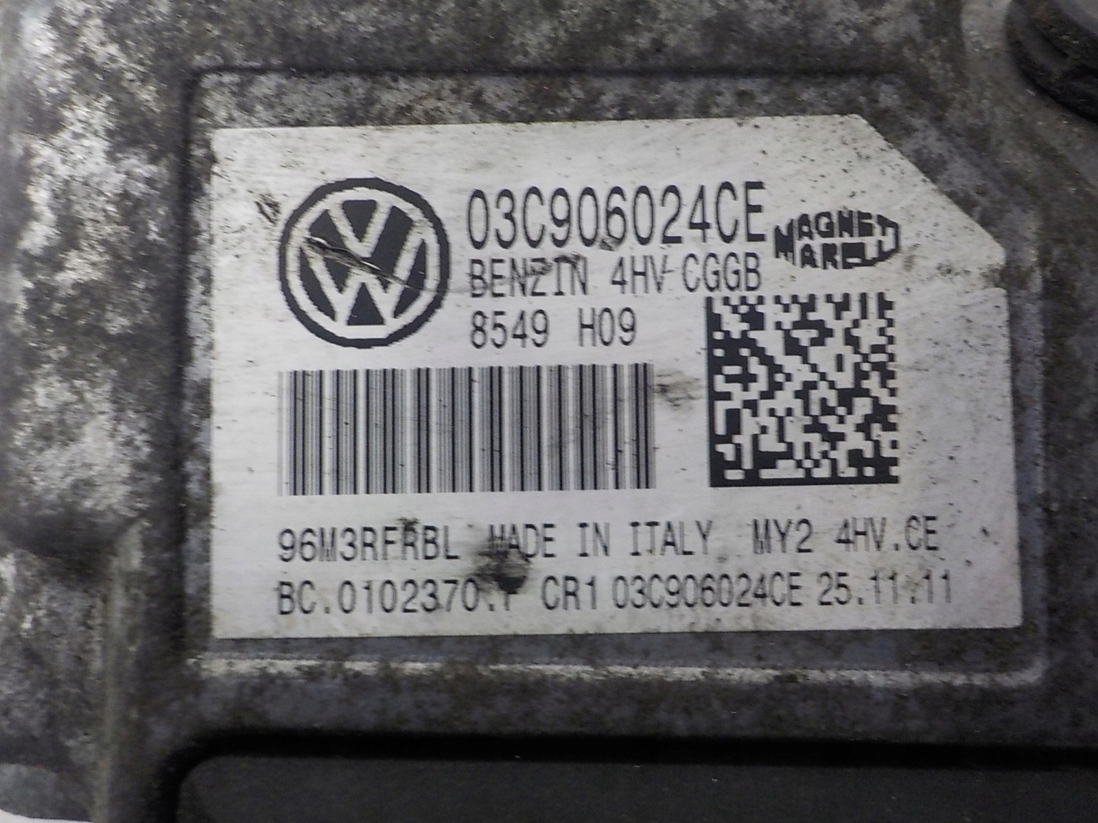 SKODA Computer Bedienteil 03C906024CE MY2 4HV.CE
