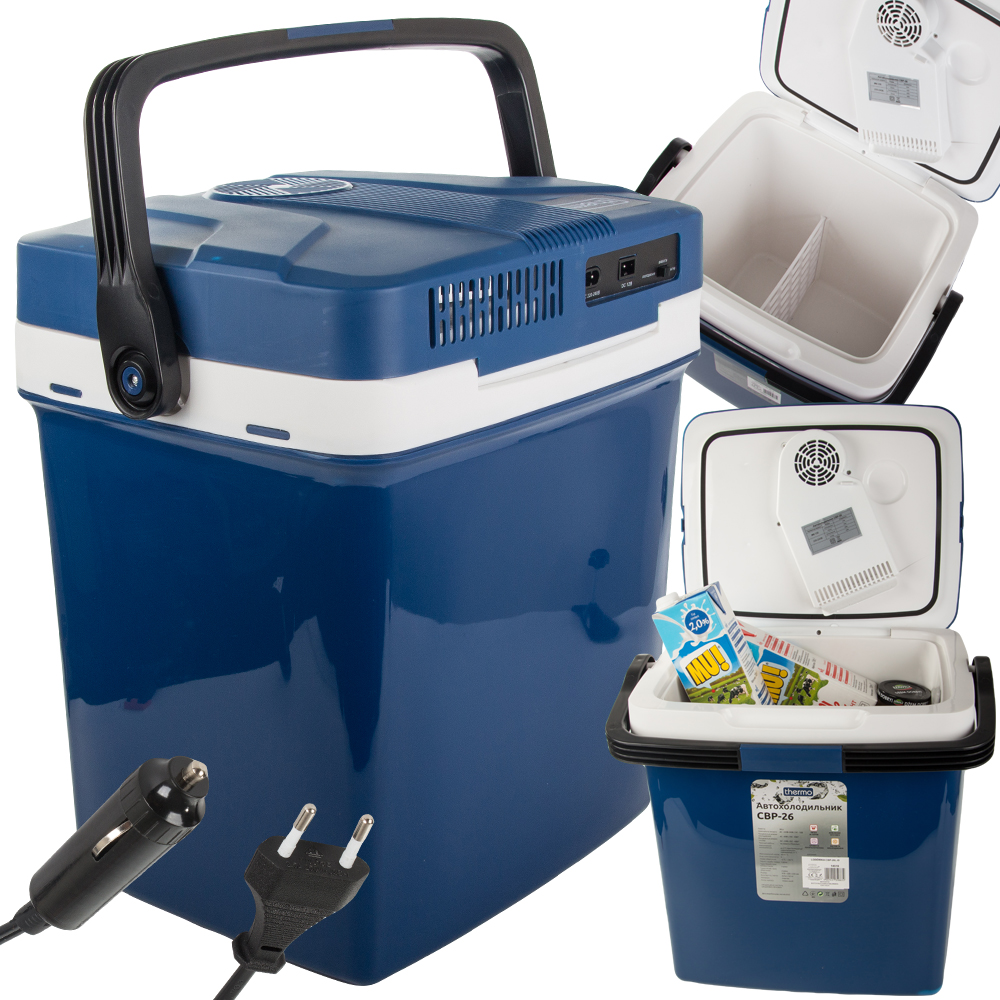 Turistická Lednička Automobilová 12V 230V 26L Funkce Ohřevu Do Domu Velká