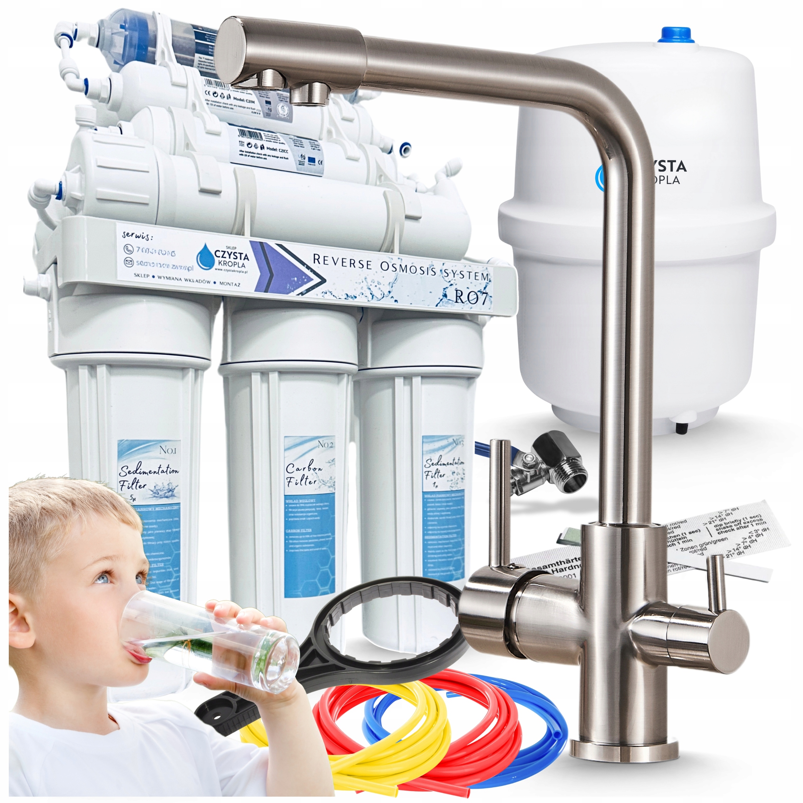 Filtračná stanica na zmäkčovanie úpravy pitnej vody Eco RO7 Vložka Zadarmo