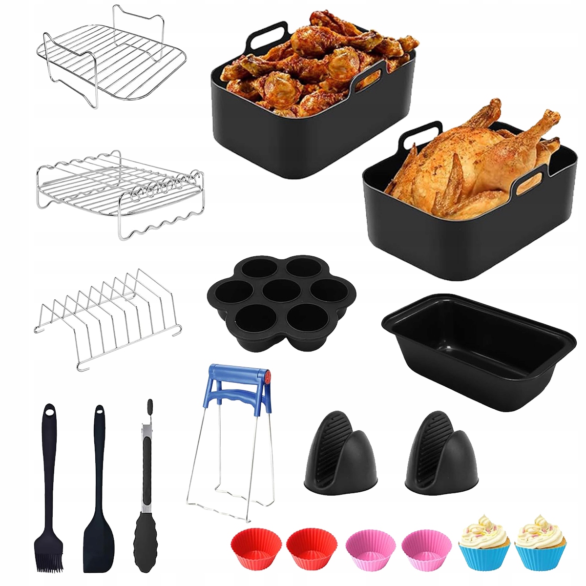 19X frytkownica na gorące powietrze akcesoria do frytkownicy dla Ninja