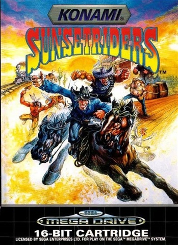 Sunset Riders - SEGA MEGA DRIVE SMD PAL SAM CARTRIDGE