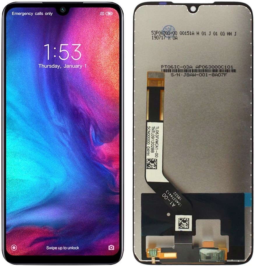 

Xiaomi Redmi Note 7 Wyświetlacz LCD Ekran Dotyk