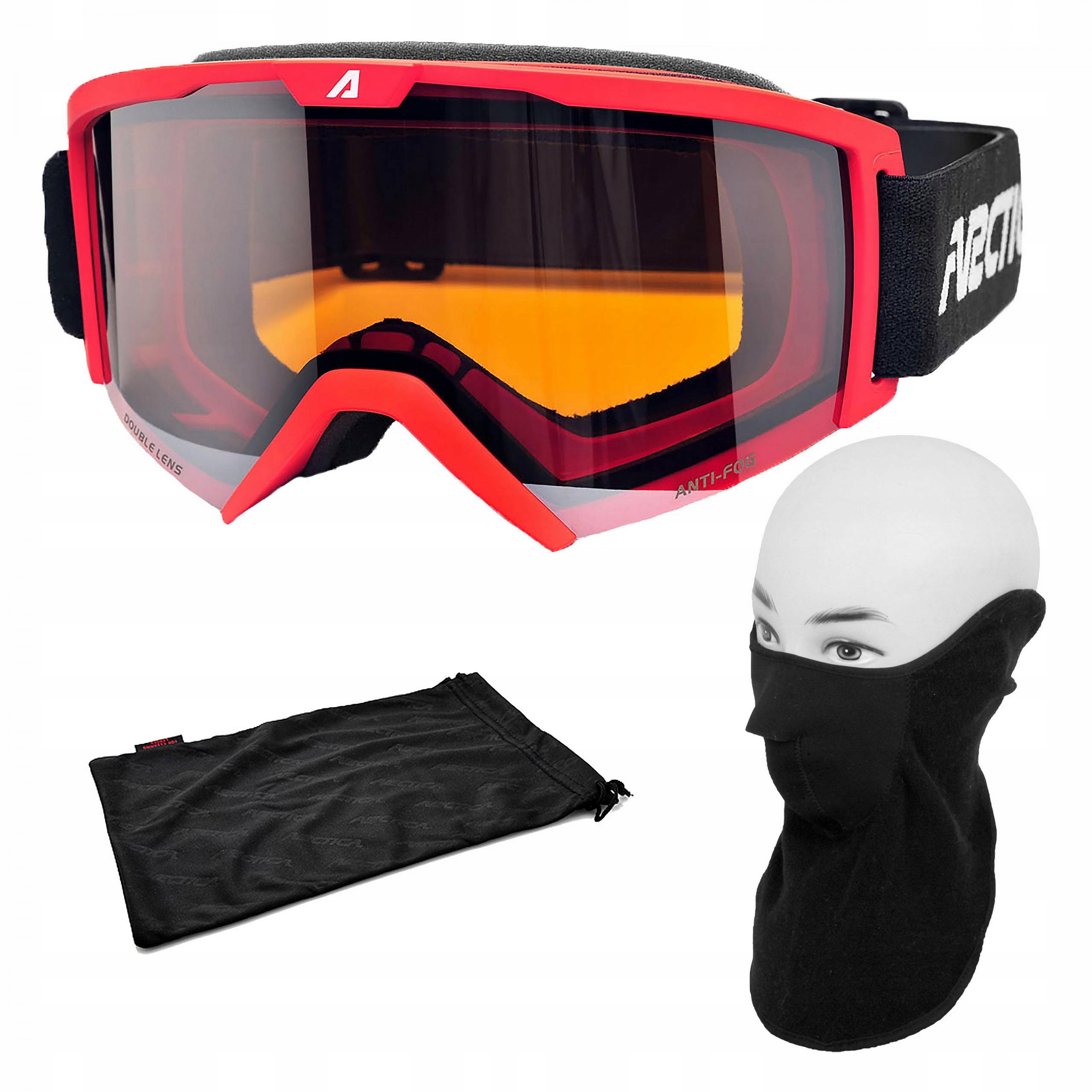 Arctica G115C Lyžařské brýle snowboardové, oranžové, rozjasňující