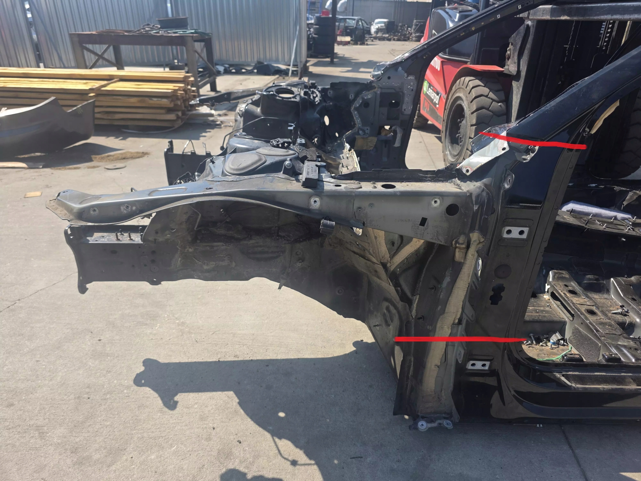 quarter quarter FARTUCH left front AUDI A6 C8 original !!!