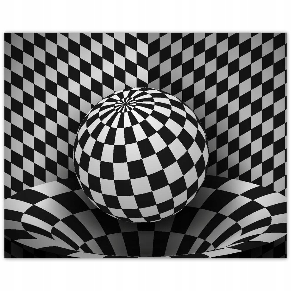 

Plakat 50x40 Abstrackja czarnobiała