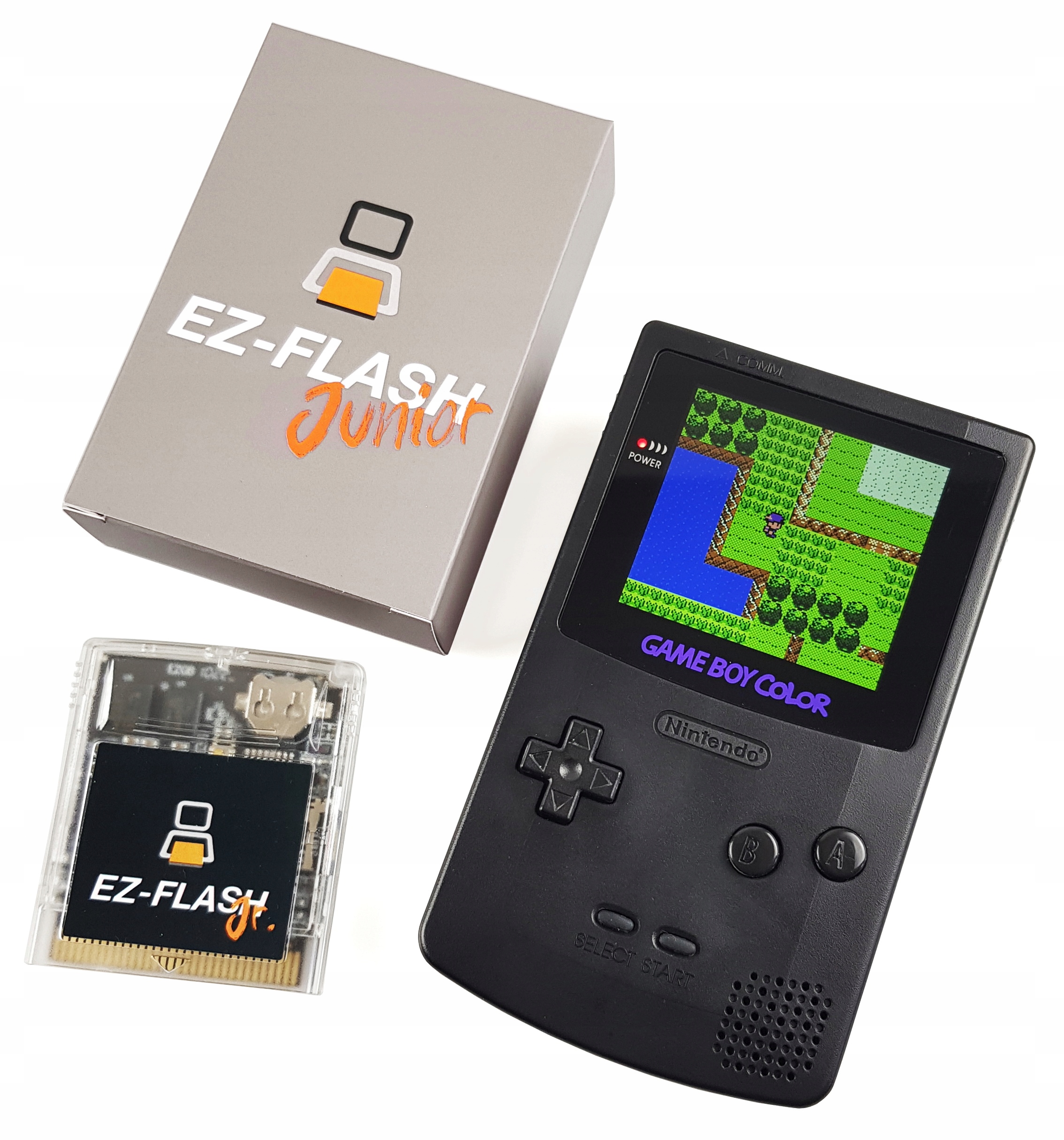 EZ-FLASH JUNIOR PROGRAMATOR FLASH CART DO GB GBC Waga produktu z opakowaniem jednostkowym 0.1 kg