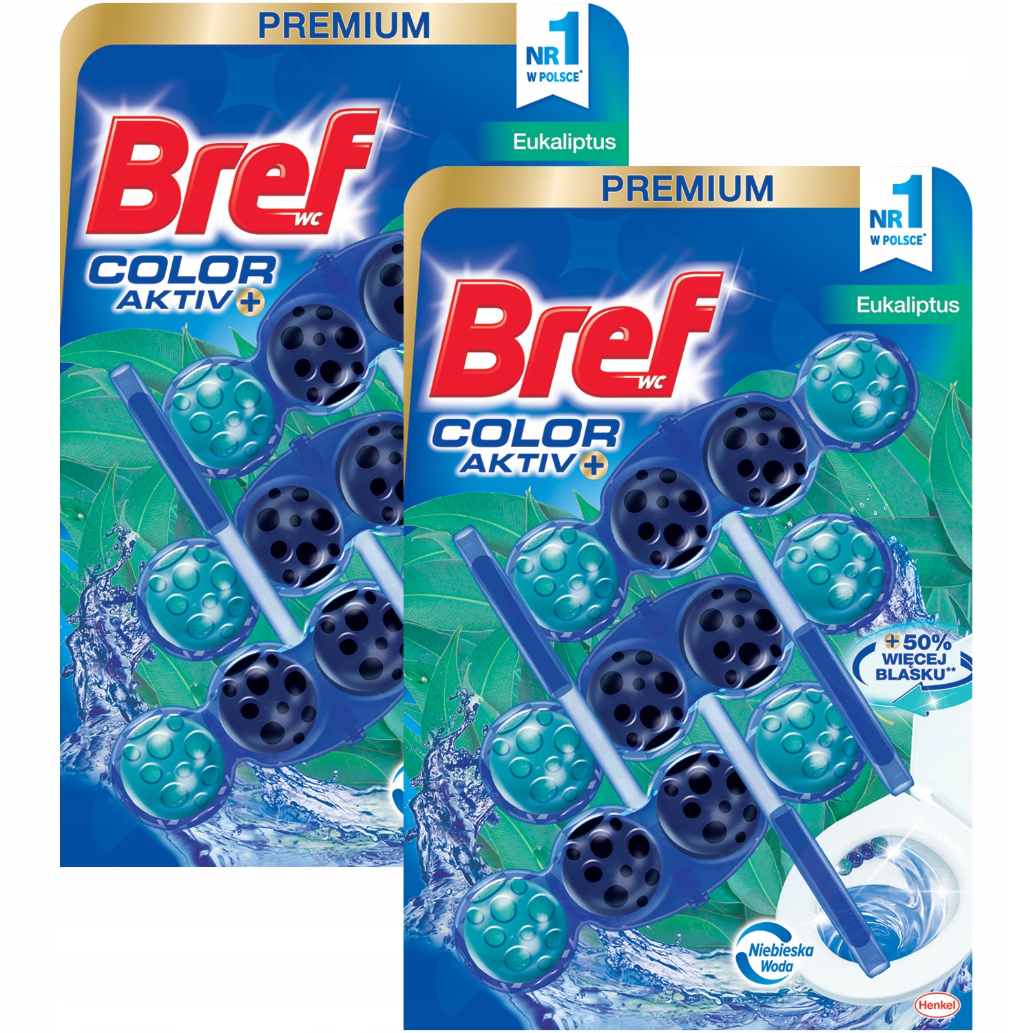 

Bref Color Active Zawieszka Wc Eukaliptus 6 szt