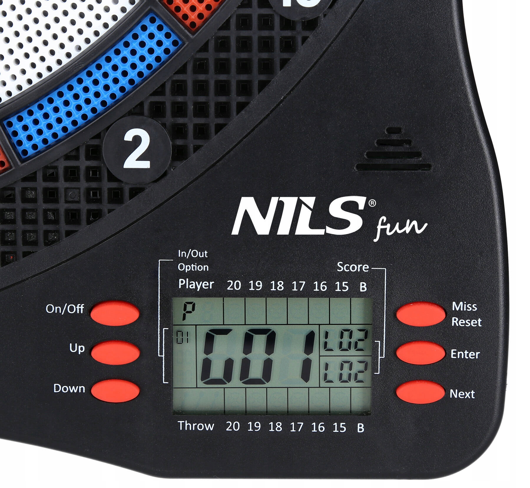 Elektroniczna Tarcza Do Gry W Dart Rzutki Lotki +6 Rzutek Nils Fun TDE01 Model TDE01