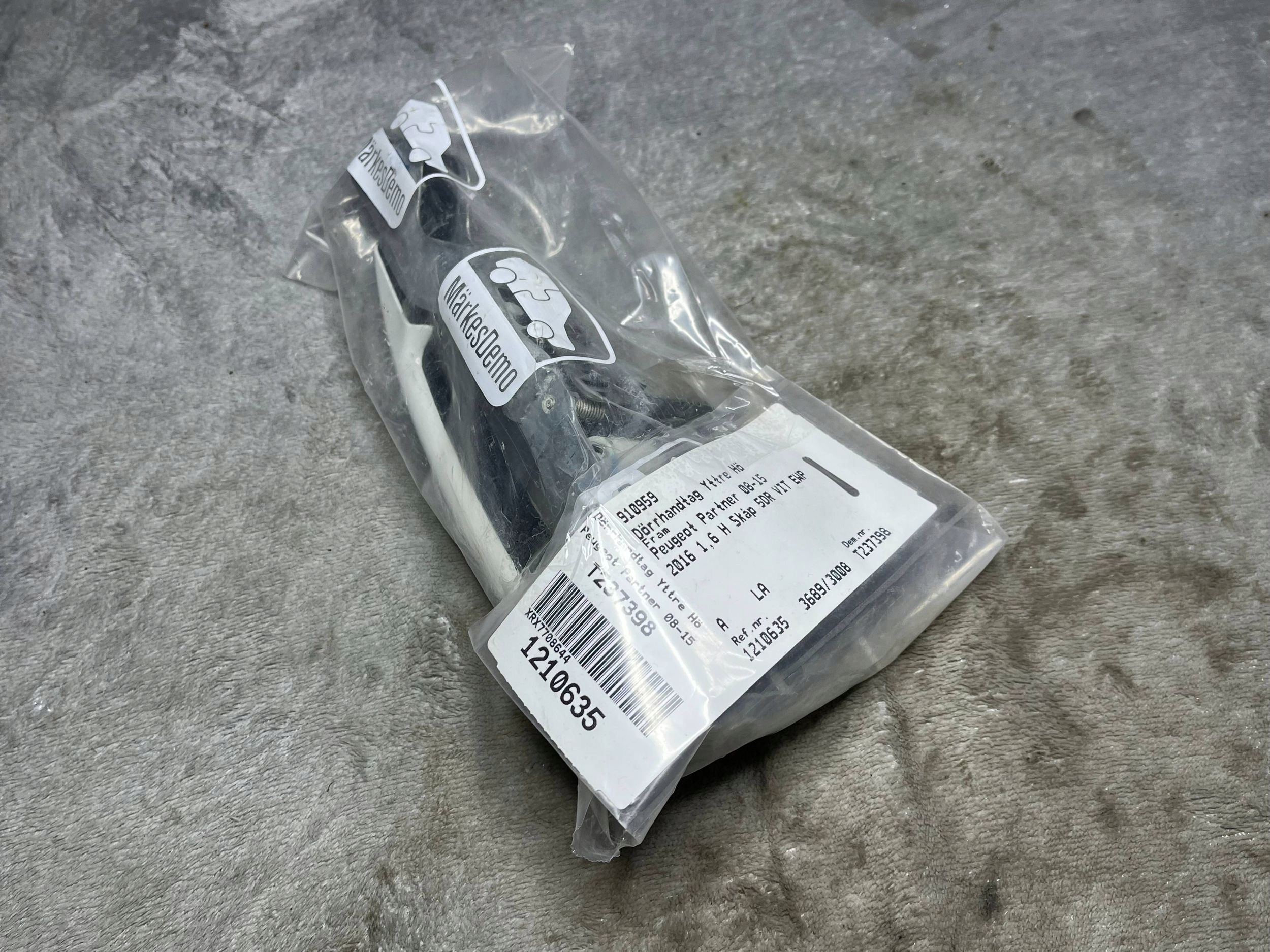 handle right rear part 9680168580 PEUGEOT 207 240838HF !J