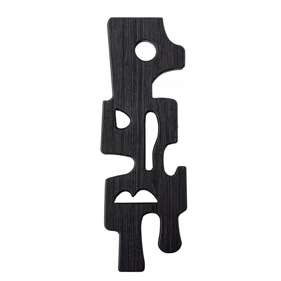 Bloomingville Sare Socha Nástěnná Dekorace z Mdf Černá