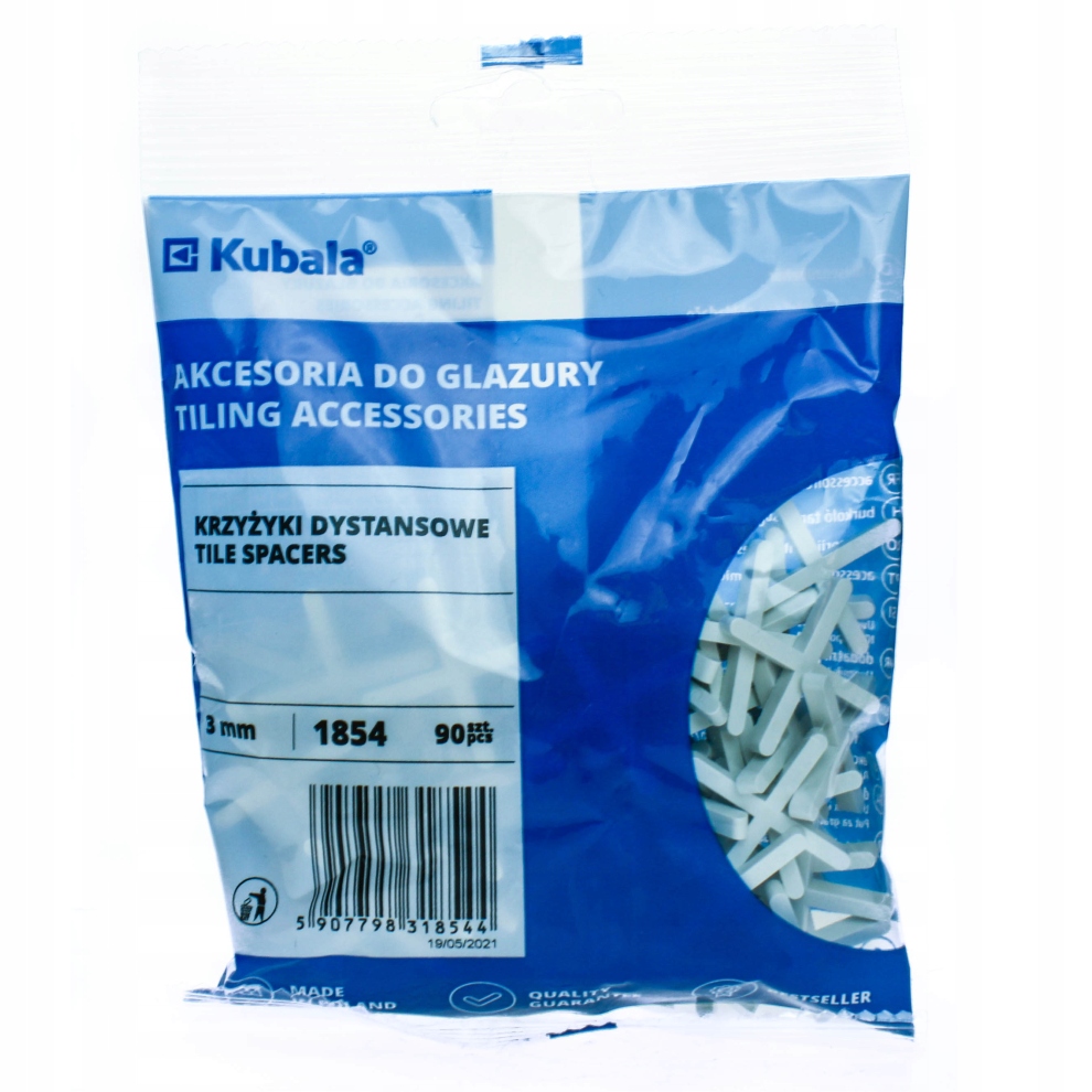 

Krzyżyki dystansowe Do Glazury 3,0mm 90szt Kubala