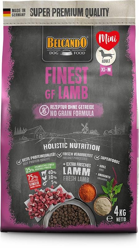 Levně Belcando Nejvybranější Jehněčí Bez Glutenky 4 Kg