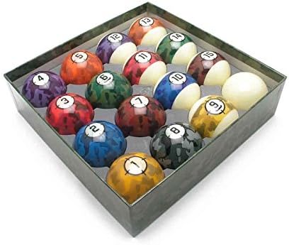 Aramith Camouflage bile bilardowe 57,2 mm – zestaw American Pool