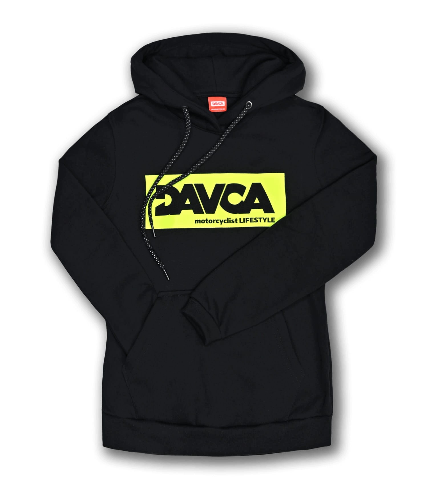 Mikina Davca Black Logo Fluo L