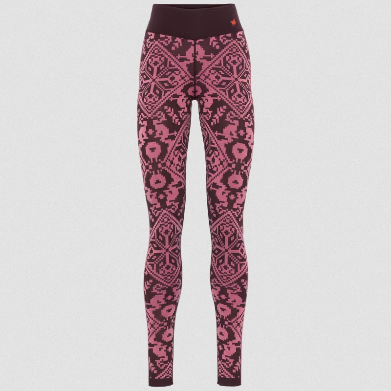 Legginsy Termoaktywne Damskie Kari Traa Saga Base Layer Pants Cocoa S