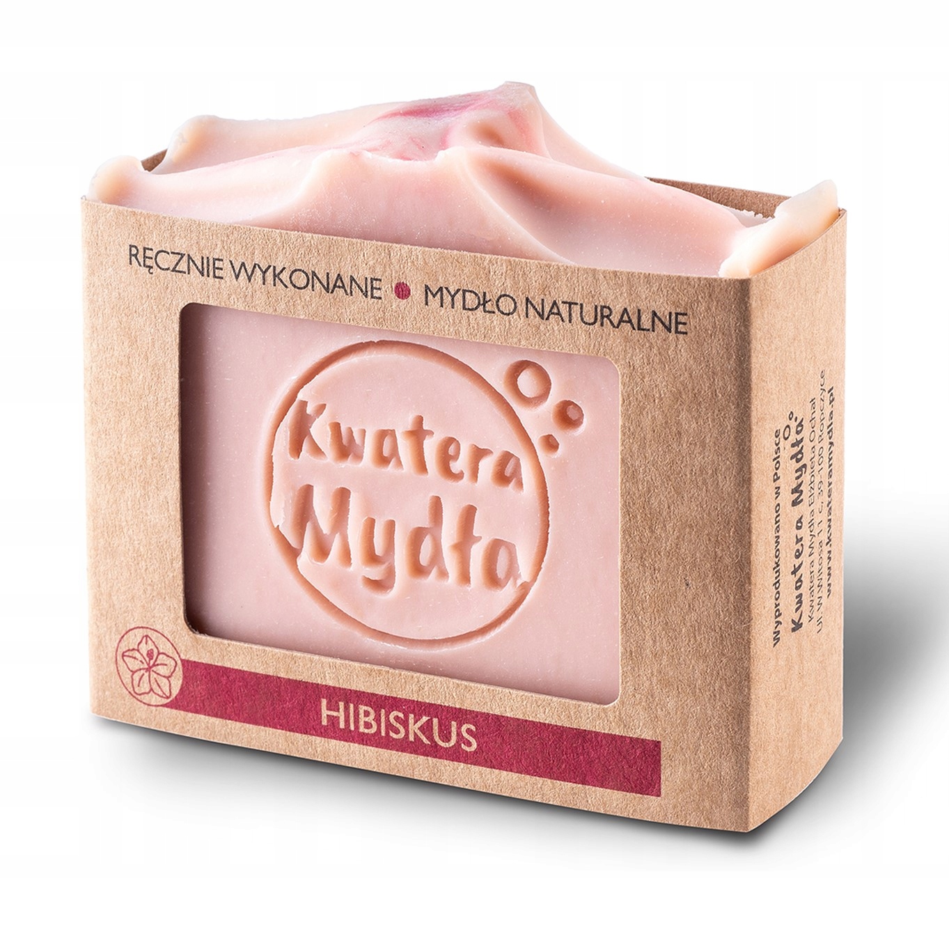 

Mydło Naturalne hibiskusowe kwiatowe eco 130 g
