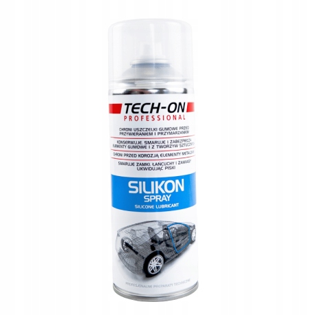 

Silikon uniwersalny w spray'u 400ml Tech-on