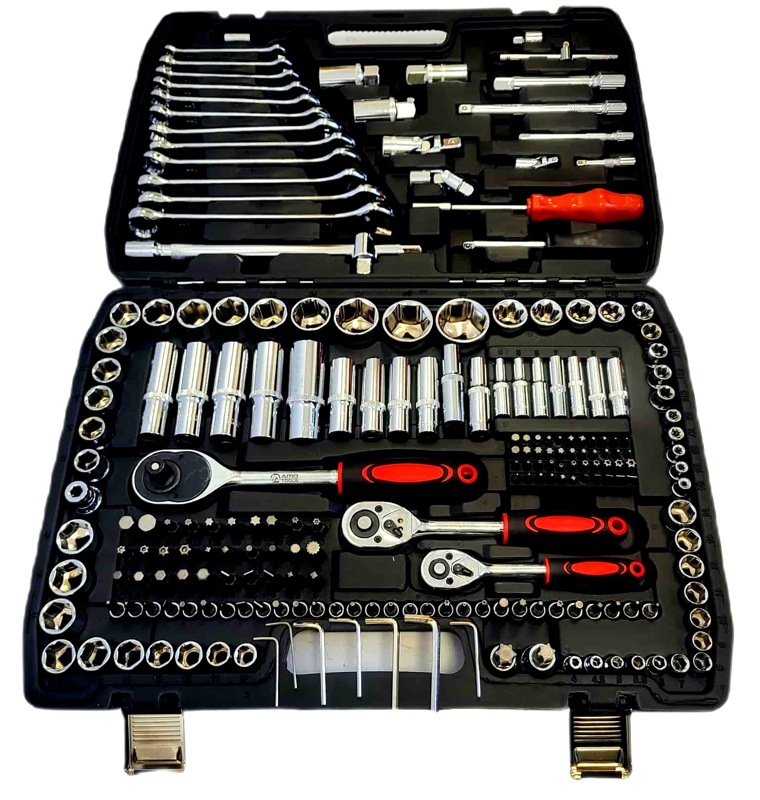 Darček pre muža 216 ks Sada plochých očkových nástrčných kľúčov