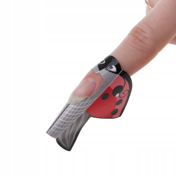 MIGDAŁKI SZABLONY formy DO PAZNOKCI ladybug 100SZT Kod producenta 5903818056786