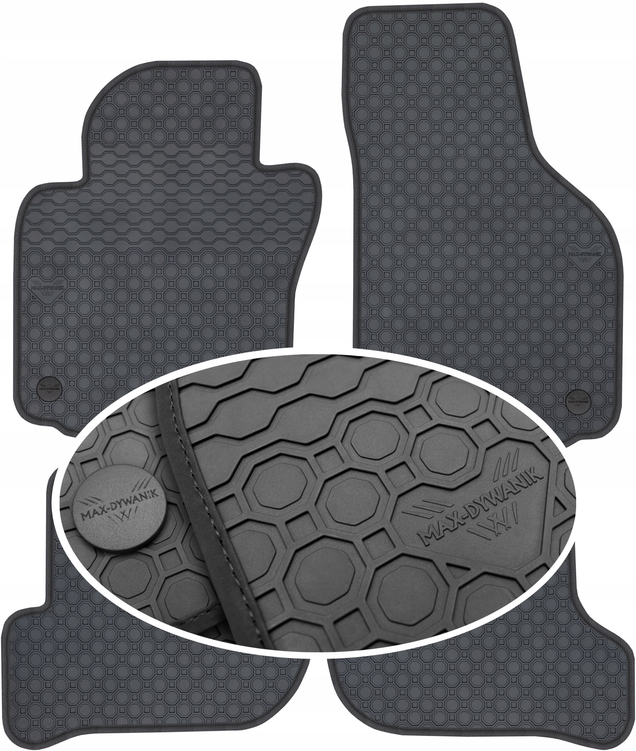 Vw Scirocco III 2008-2017 Gumový koberec PrimeLiner čierny