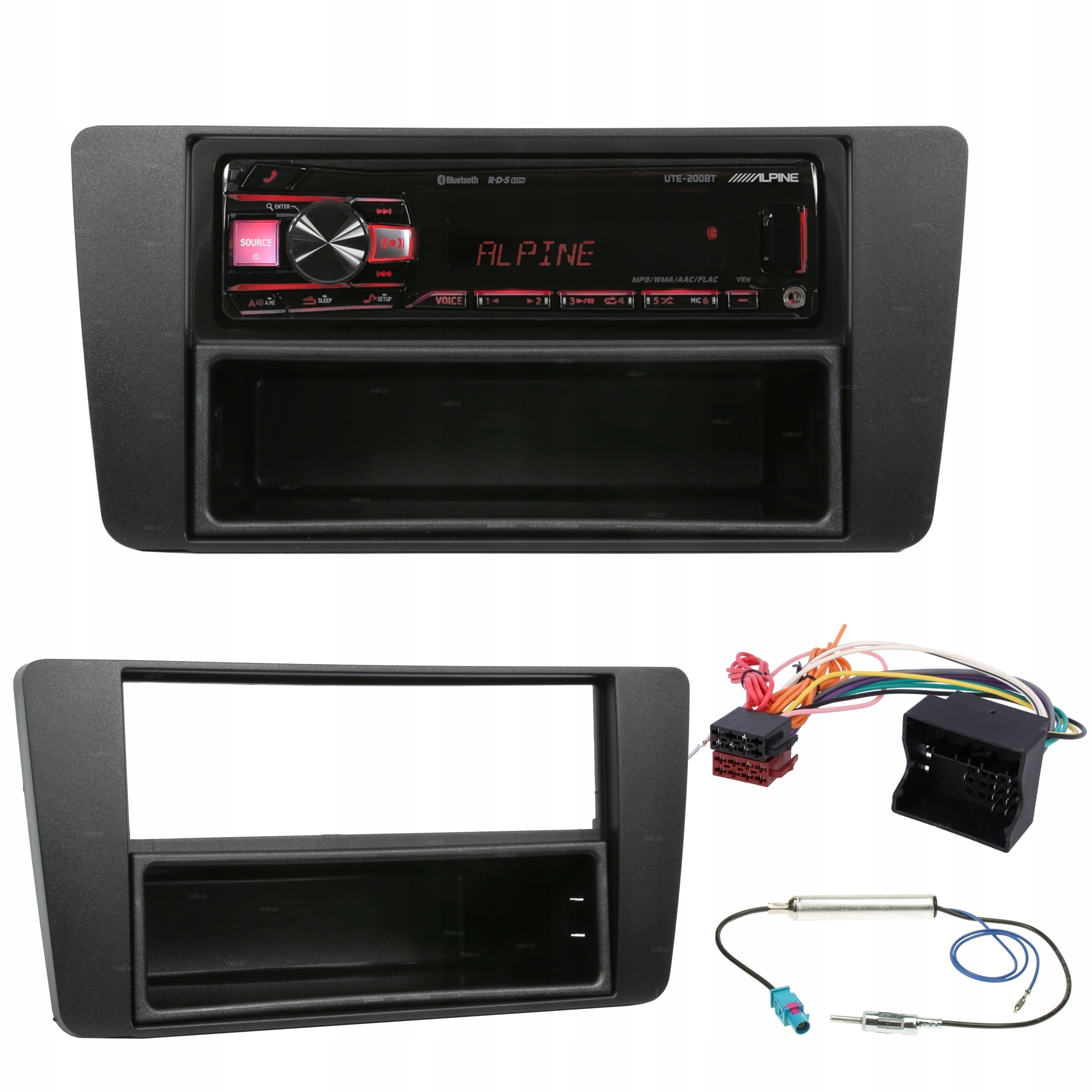 ALPINE РАДІОdin BT USB ШКОДА YETI OCTAVIA SUPERB