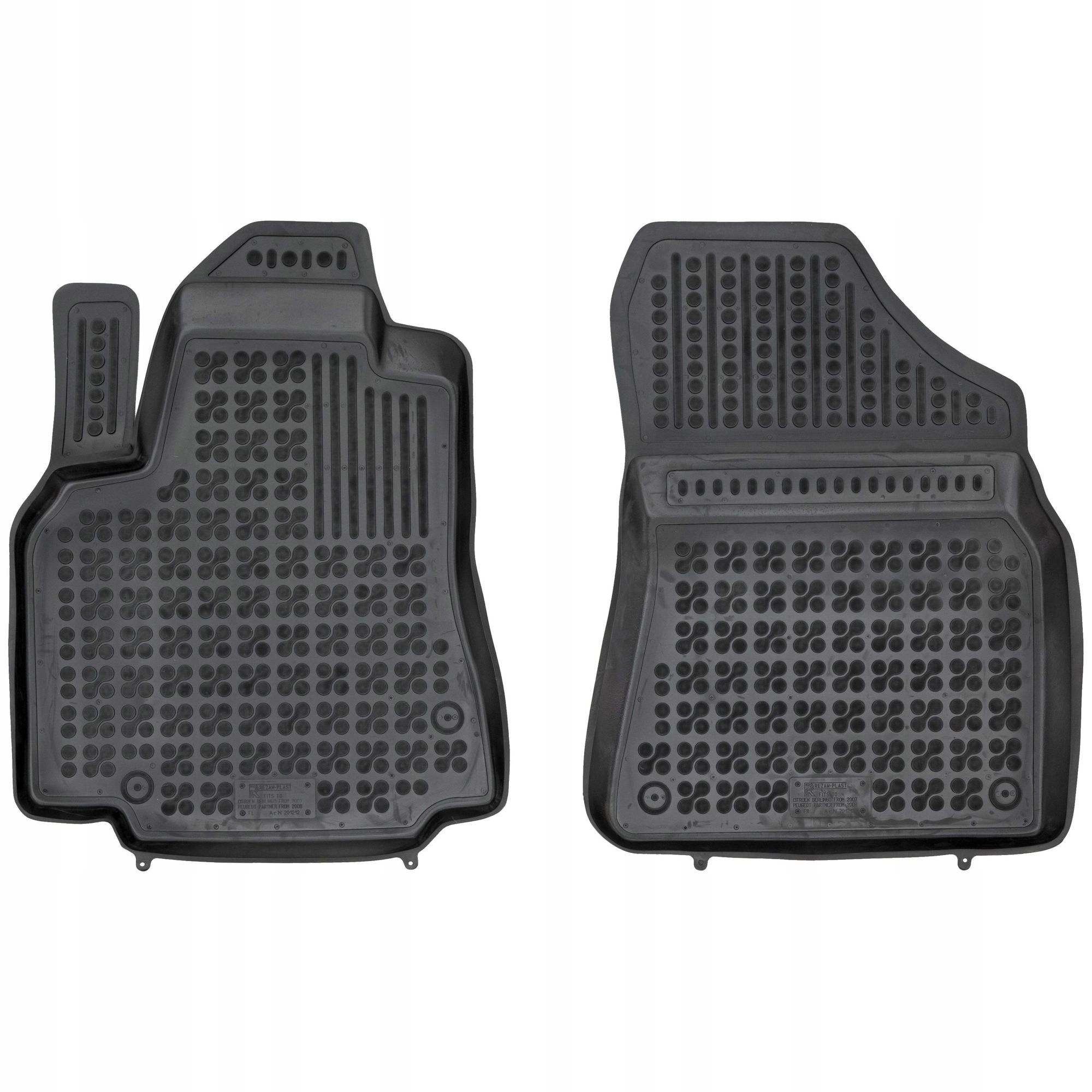 Dywaniki gumowe Citroen Berlingo II 2008-2018 przedni rząd siedzeń