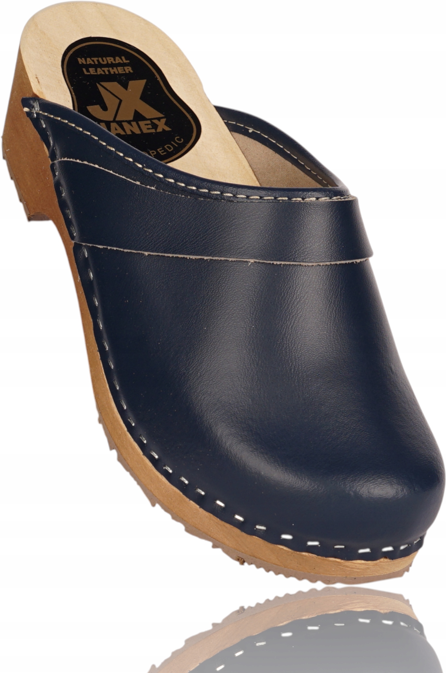 Dámské kožené dřeváky pro práci v domě zahrady Nazouváky