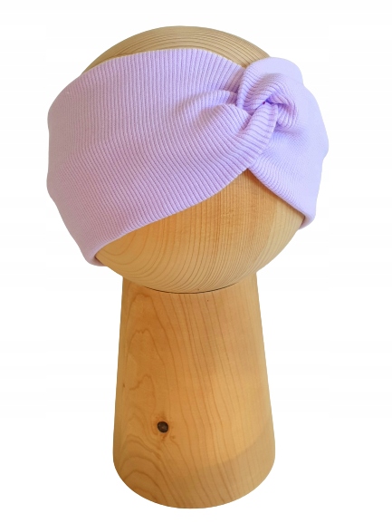 

Opaska Damska Przeplatana Prążek Lila 54-58cm