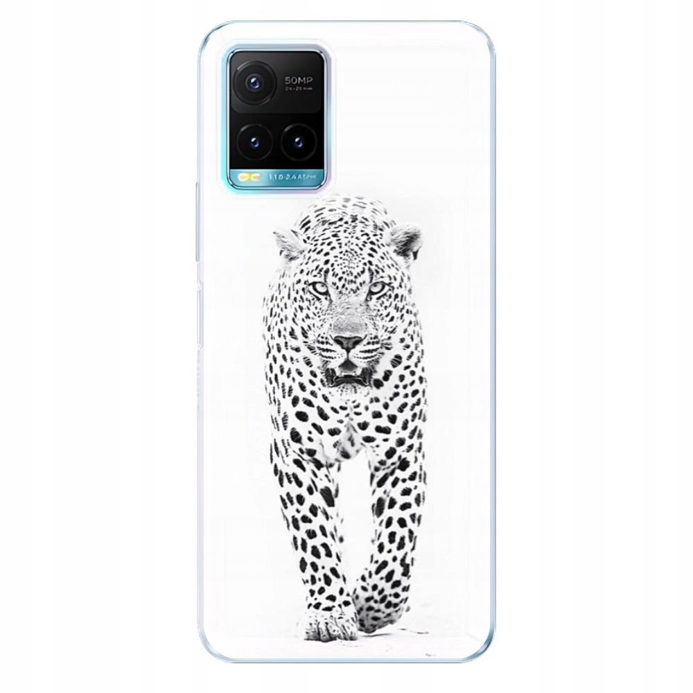 Silikonowe etui iSaprio White Jaguar do Vivo Y21 Y21s Y33s