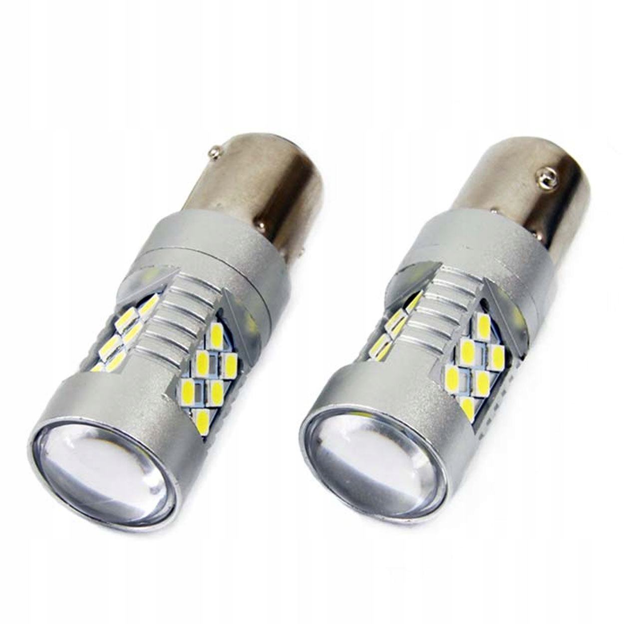 ŻARÓWKI P21W LED CANBUS 24SMD SOCZEWKA LEDOWE KPL Producent Amio