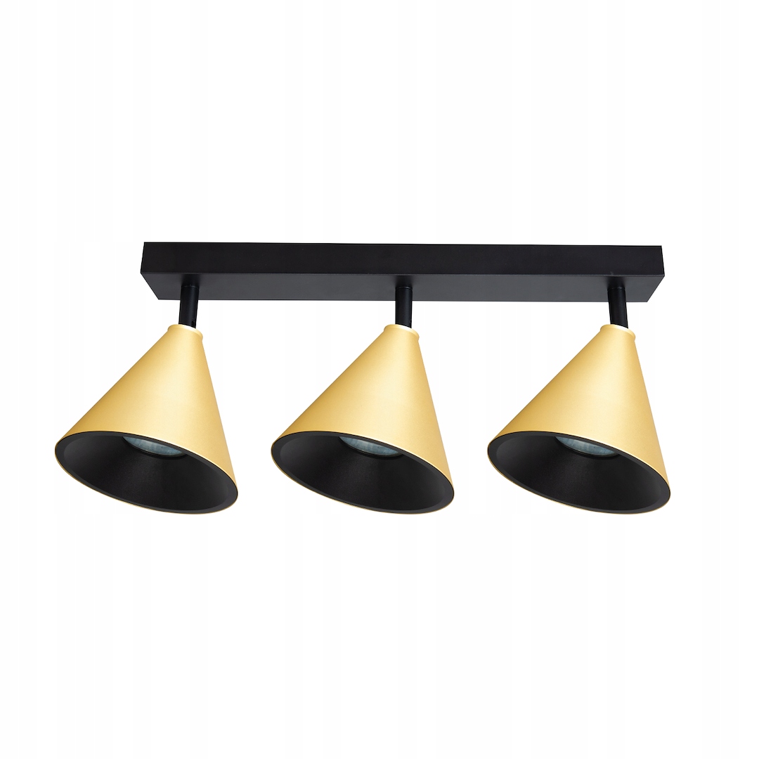 Obal Cone Spot Zlatý 3xGU10