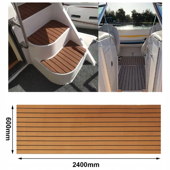 Teak samoprzylepna mata EVA antypoślizgowa 240x60 Rodzaj mata (siatka)