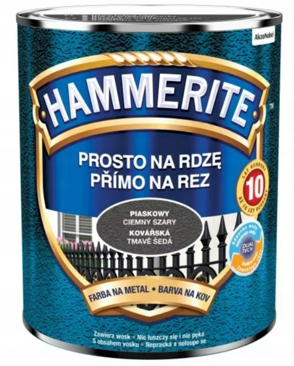 

Hammerite Piaskowy Ciemny Szary 0,7 L