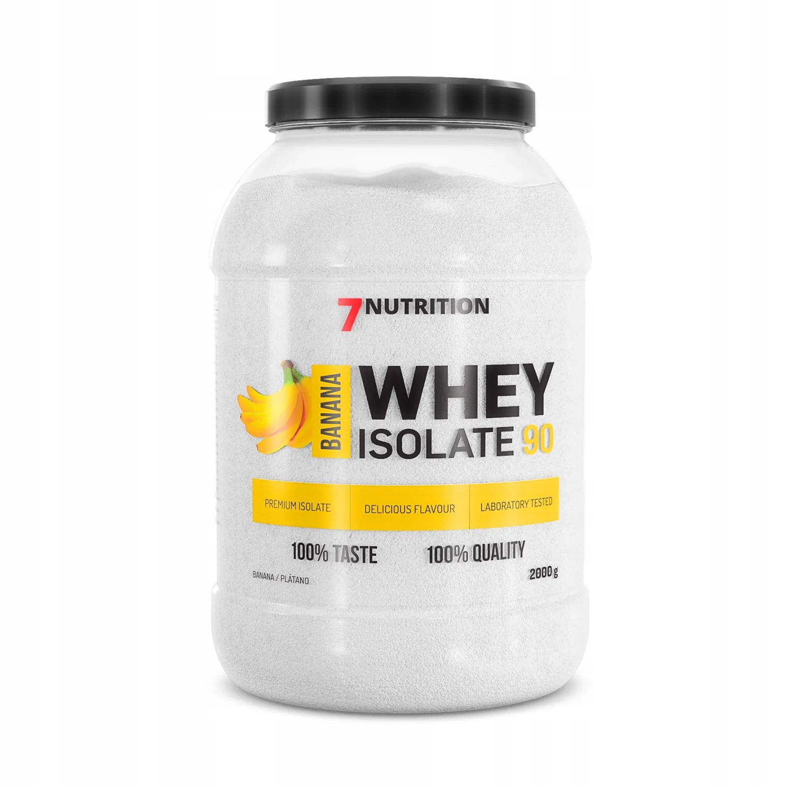 7NUTRITION Whey Isolate 90 Protein Proteinový Izolát Wpi 2kg Banán