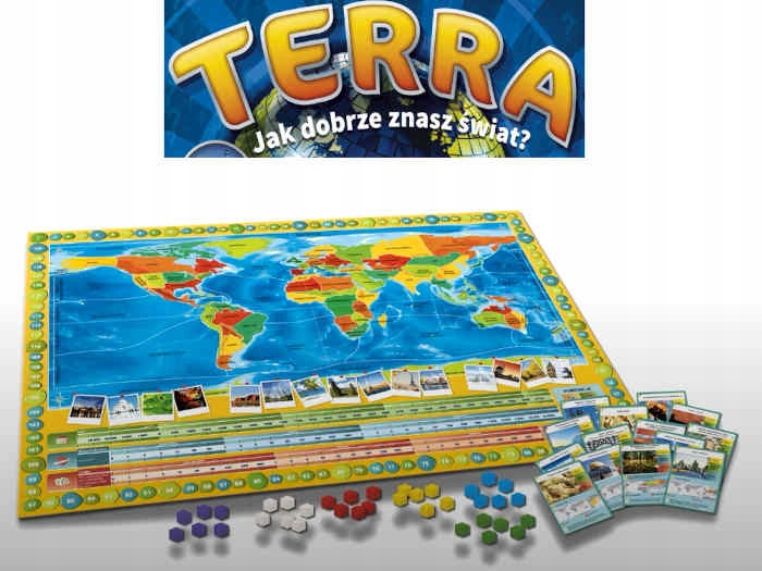 PLANSZOWE GRY dla Dzieci Terra IMPREZOWA Niekończąca się Zabawa RODZINNA Wiek gracza 8-11 lat 12-14 lat 15-18 lat