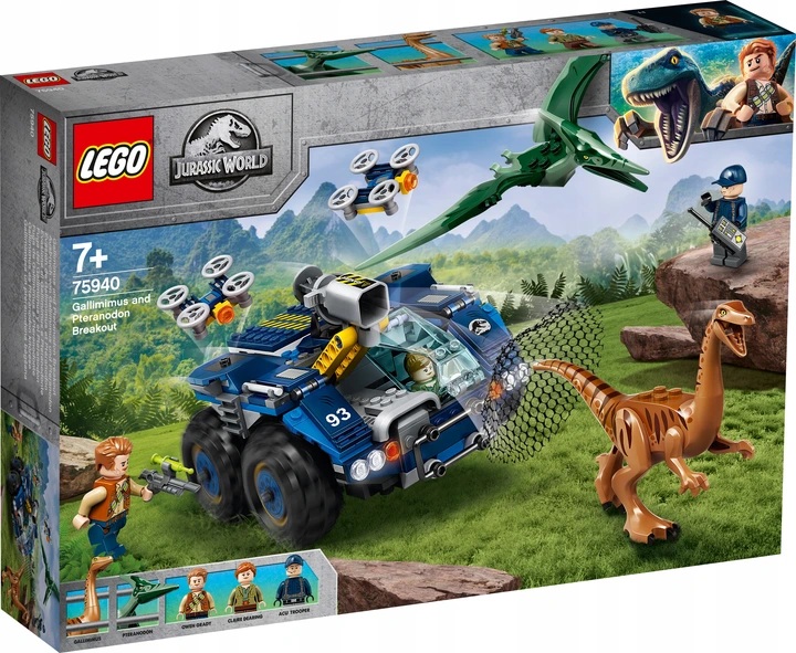 LEGO JURASSIC WORLD 75940 Gallimim i pteranodon