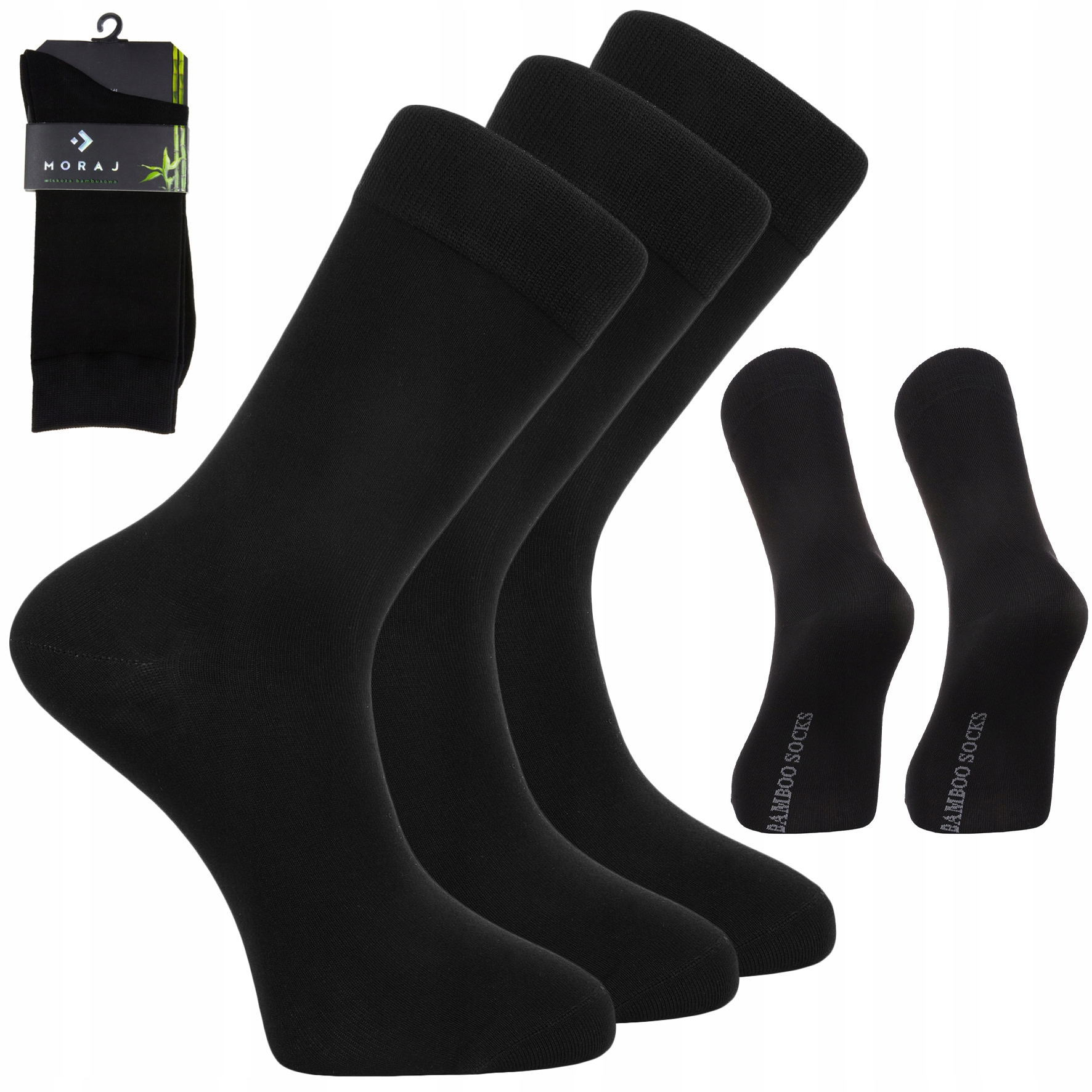 Pánské bambusové dlouhé Pánské Ponožky Moraj , sada 3 kusů 39-42