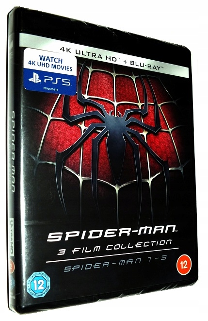 SPIDER-MAN TRYLOGIA 3 FILMÓW (3 x 4K ULTRA HD) Sam Raimi Lektor PL