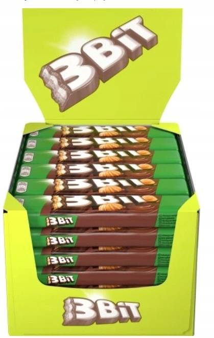 Levně 42x 46g 3BIT Tyčinka s oříškovou náplní Karton