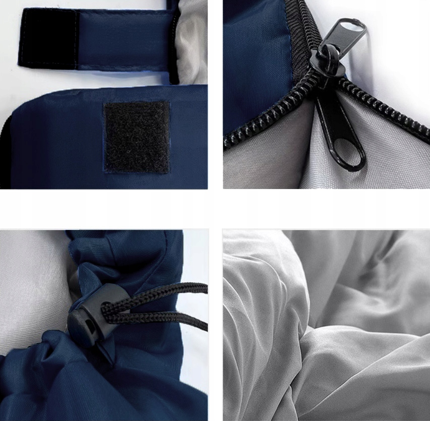 ŚPIWÓR TURYSTYCZNY LEKKI I CIEPŁY KOC LETNI KOŁDRA Z KAPTUREM POKROWIEC Długość 210 cm