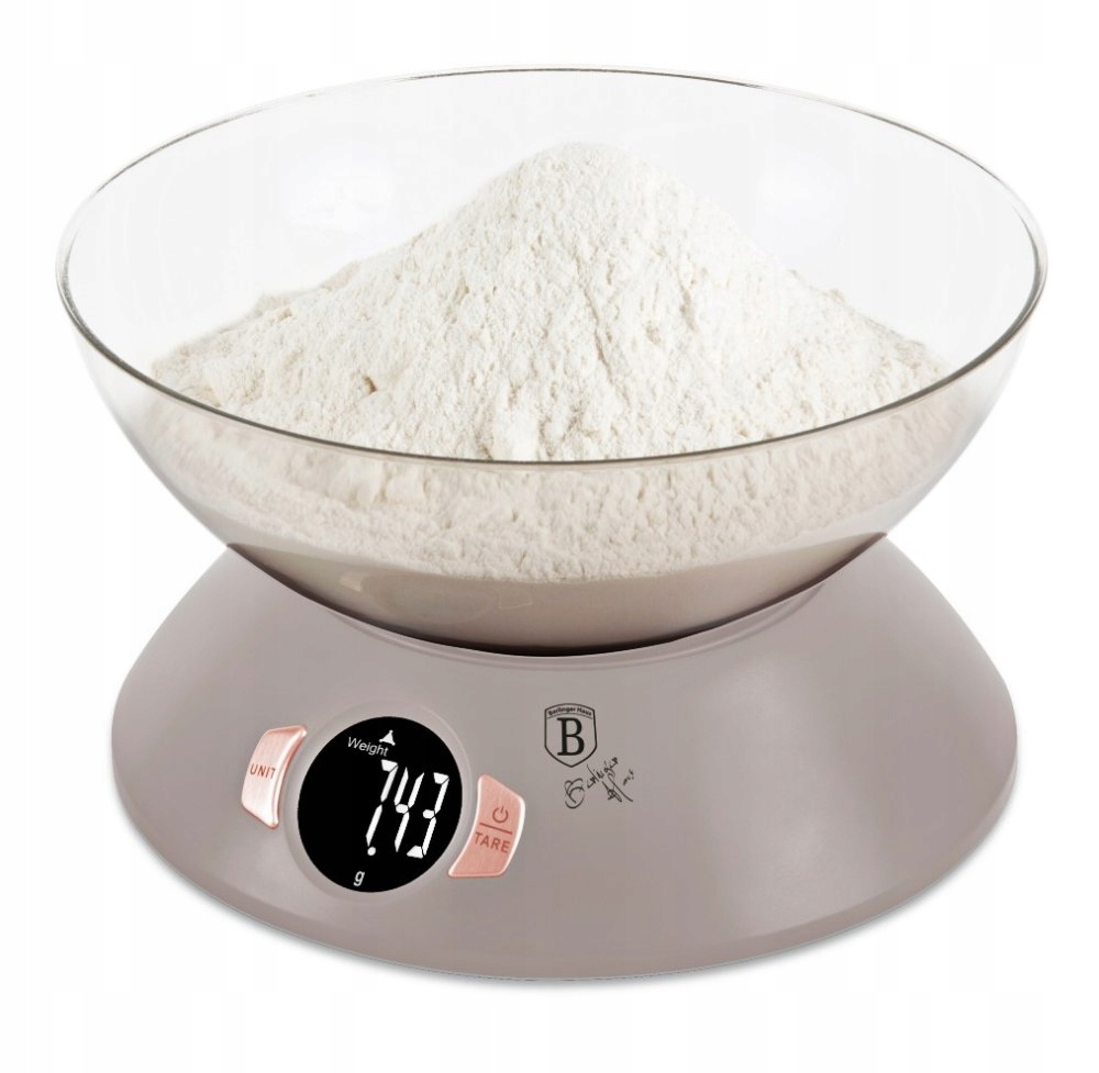 Váha kuchyňská s miskou Taupe Collection BH-9616